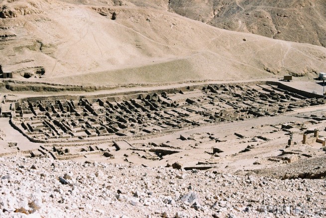 Pozostałości wioski budowniczych grobowców