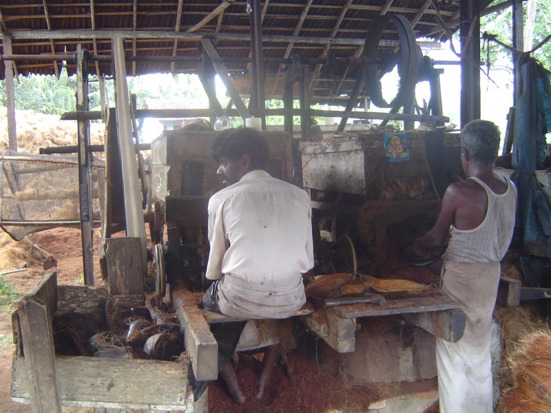 Fabryka włókna kokosowego